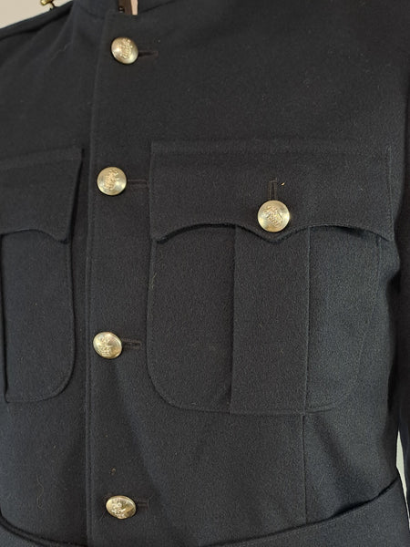 Genuine Surplus British Army Vintage Navy Dress Jacket 40" (2608)
