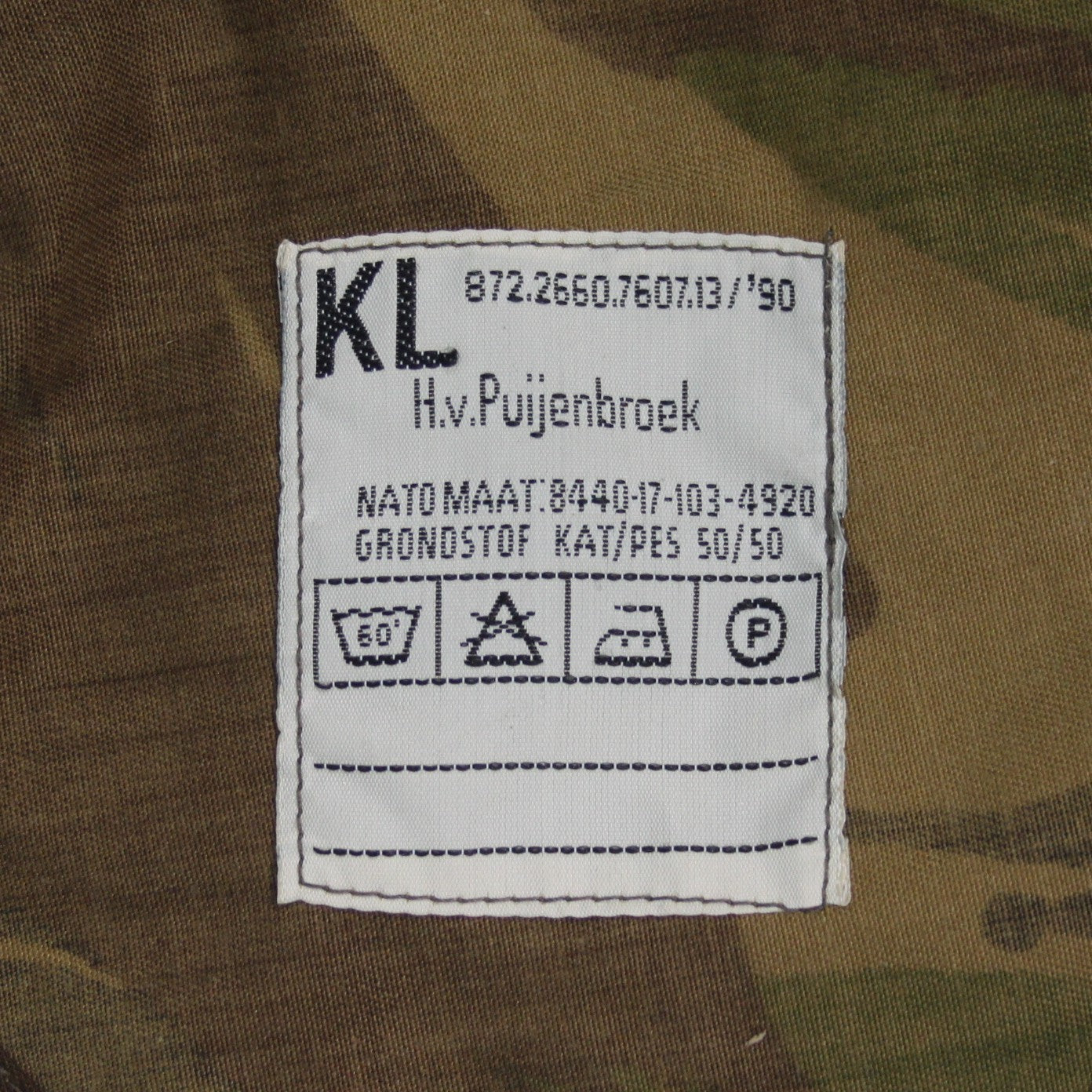 Neckerchief Dutch Military DPM Camo Hook & Loop Triangle Genuine Surplus (4043)