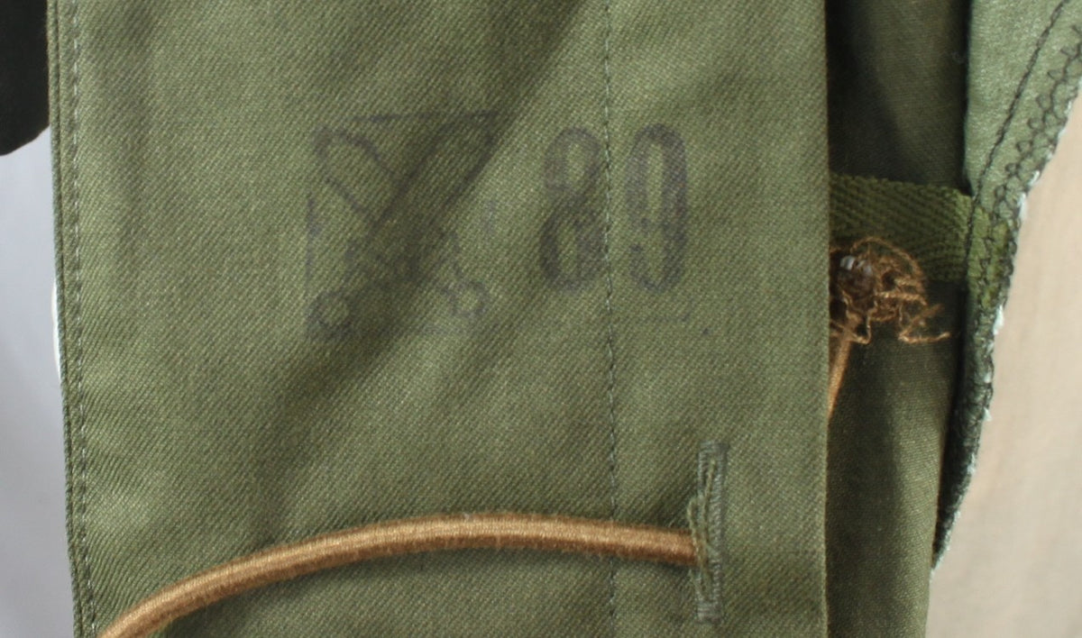 Genuine Surplus Czech Army Olive Canvas Parka Belted Unlined 44-46" (1413)