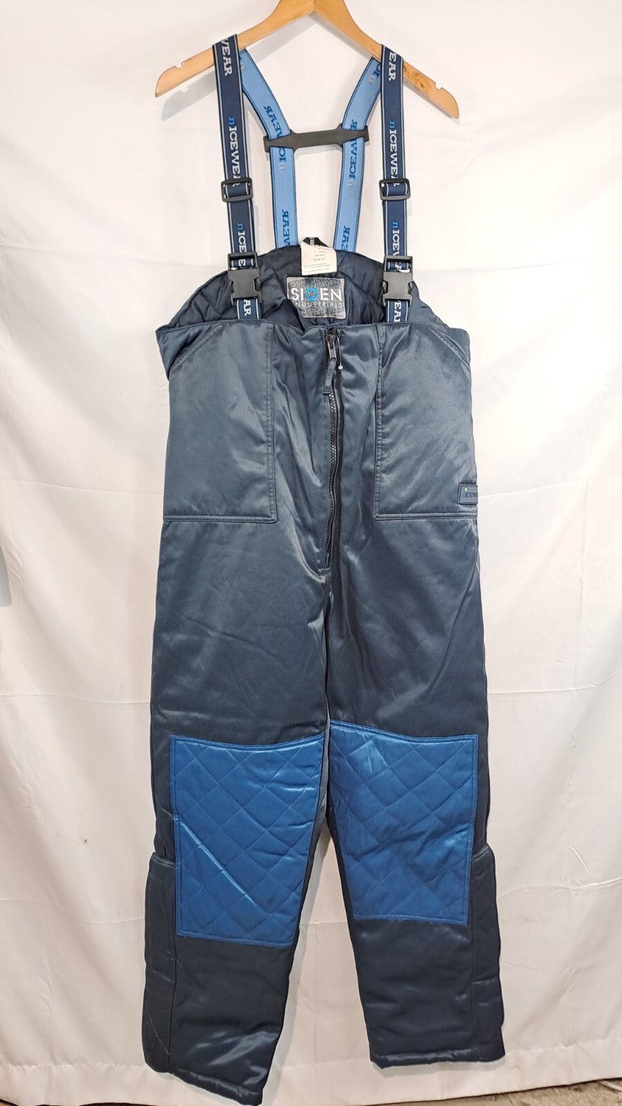 Icewear Ski Salopettes Padded Thermal Over Trousers Blue Cold Weather (2778)