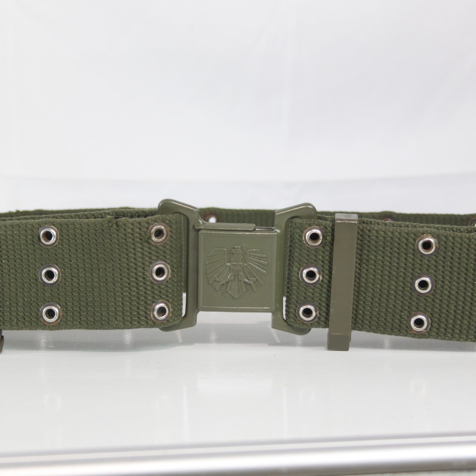 Genuine Surplus Austrian Army Webbing Belt Olive 56mm Wide(4087)