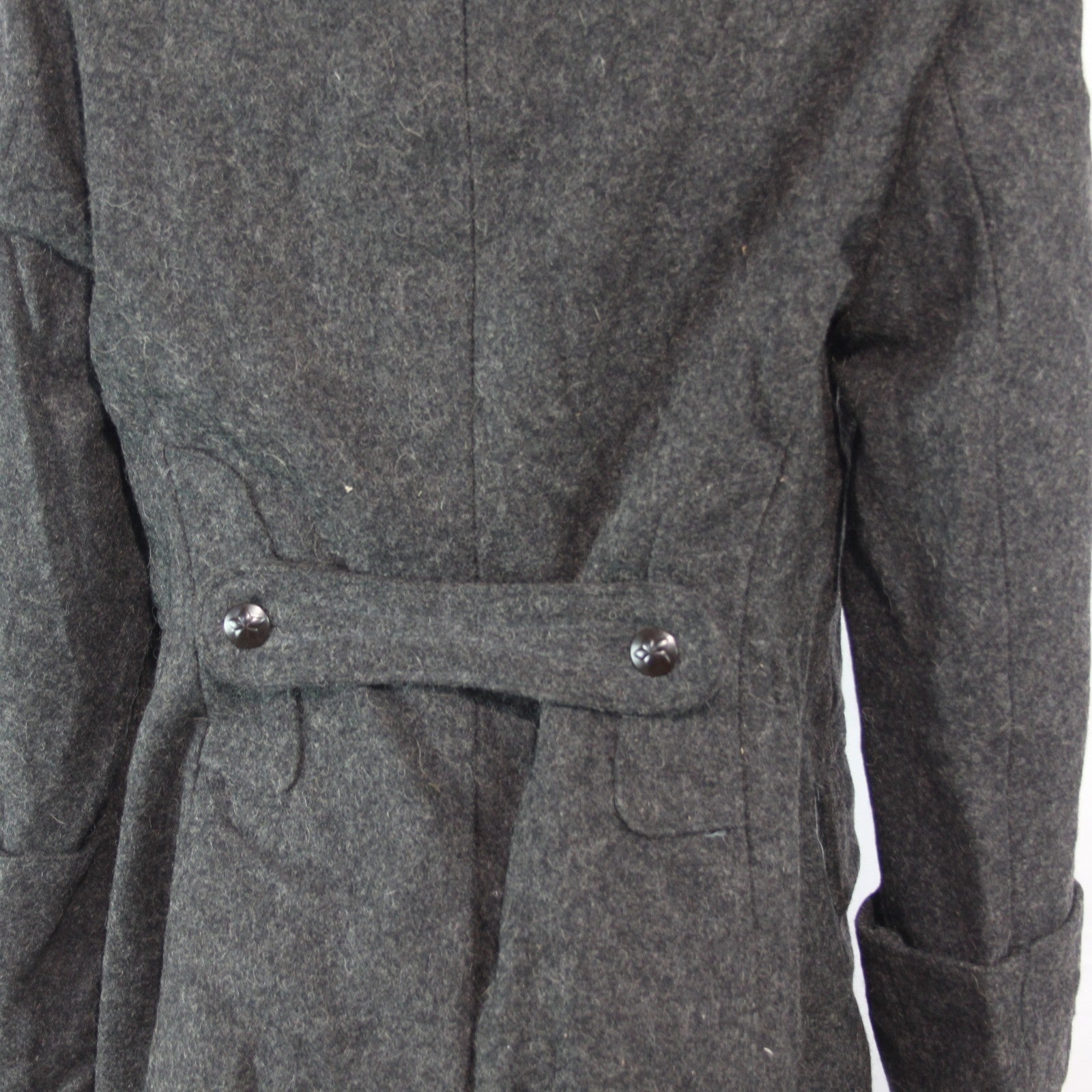 Vintage Bulgarian Army Soviet Era Greatcoat Coat Genuine Surplus 36-38" (3877)