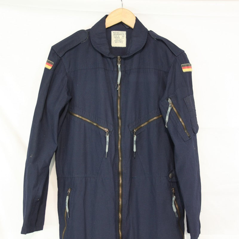 Genuine Surplus German Airforce Flight Suit Overall Navy BLue 36" Chest (3382A)