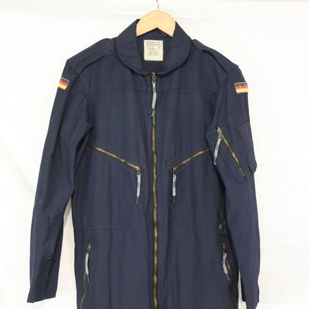 Genuine Surplus German Airforce Flight Suit Overall Navy BLue 36" Chest (3382A)