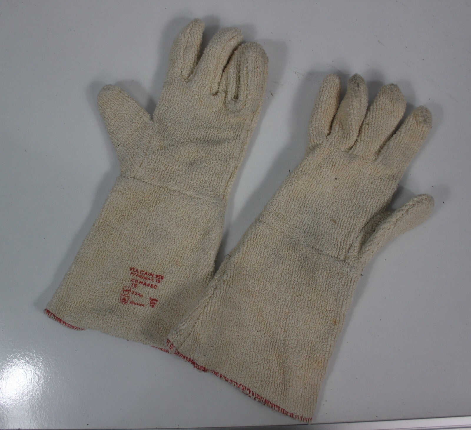Genuine Surplus Cotton Knit Work Gauntlet Liners Towelling Loop Size 10 (1021)