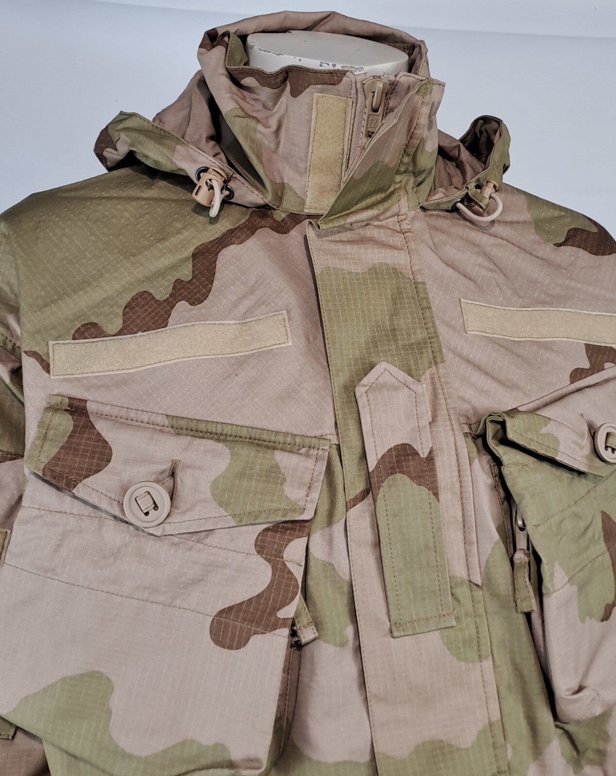 NEW Rare Genuine Surplus Dutch Ripstop Windproof Smock Desert Camouflage Jacket