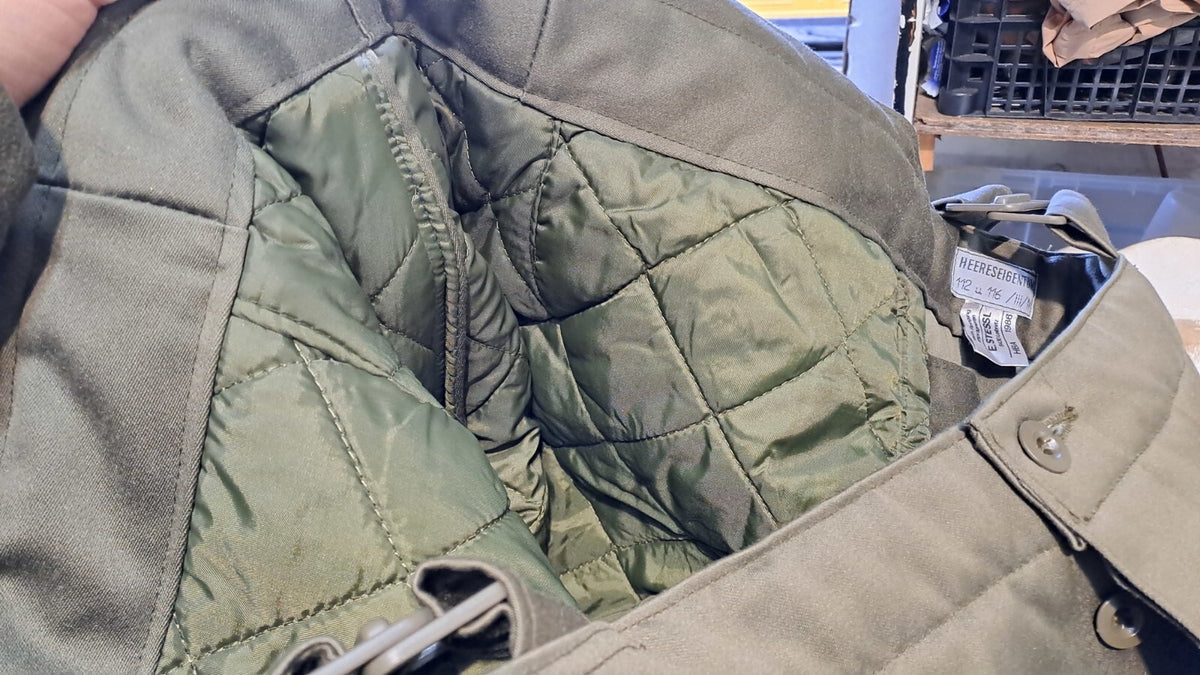 Genuine Surplus Austrian Army Quilted Winter trousers Thermal Olive Green (2779)