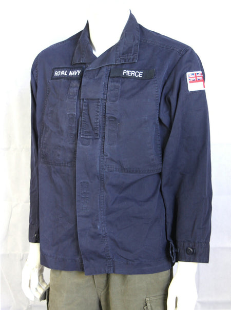 Genuine Surplus Royal Navy British Naval PCS H/W Shirt Badged G2