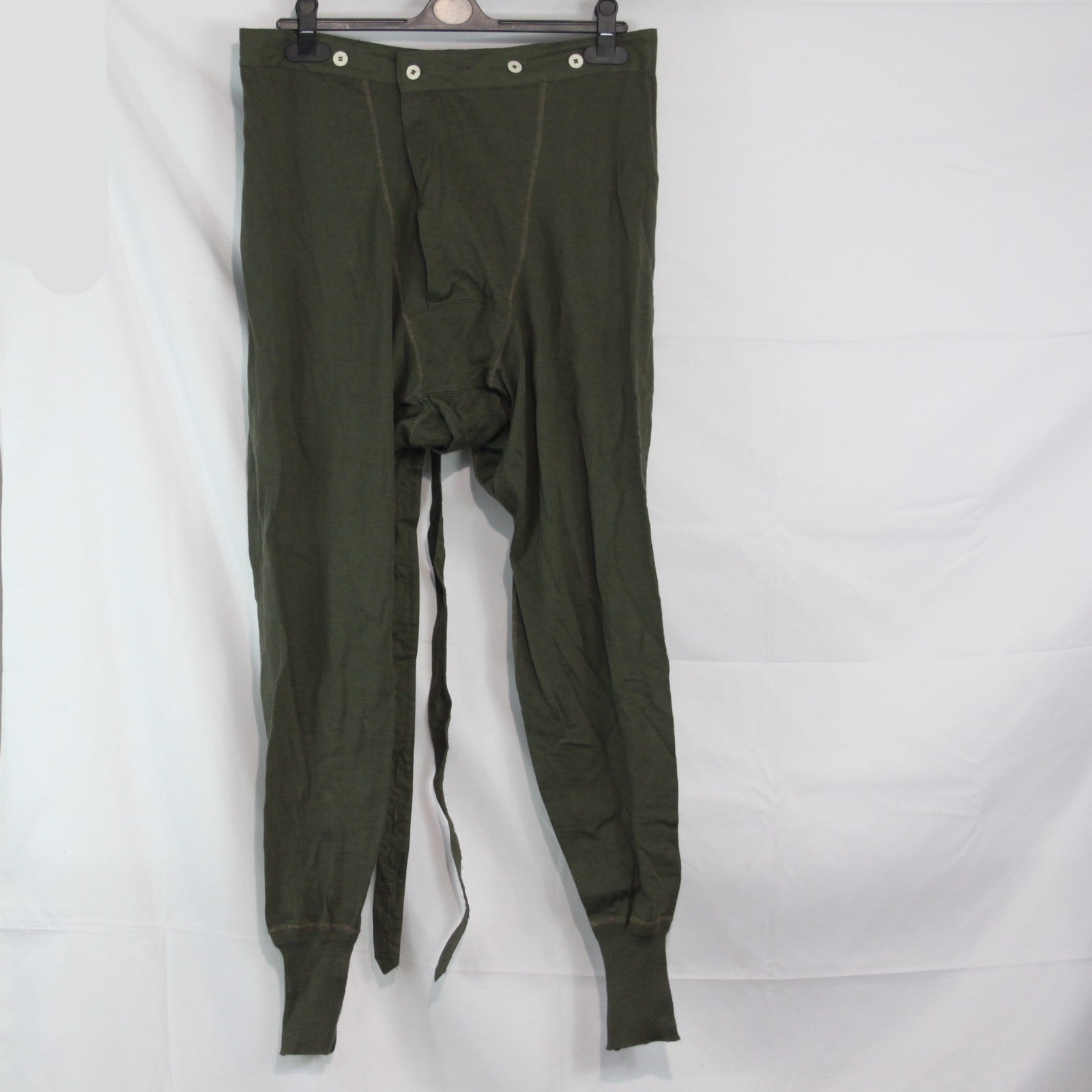 Vintage MIlitary Bib and Brace Dungaree Long Johns Genuine Surplus 34" W (3832)