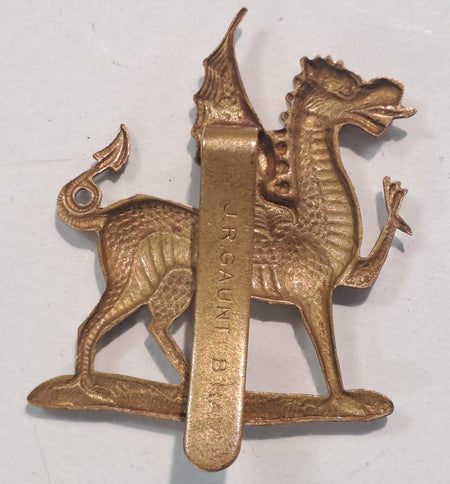 Genuine Surplus British Army Military Cap Badge Monmouth School OTC 2626
