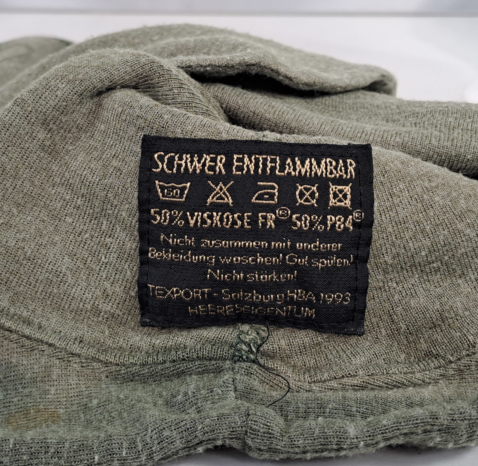 Genuine Surplus Austrian FR Tank Crew Balaclava Green (1802)