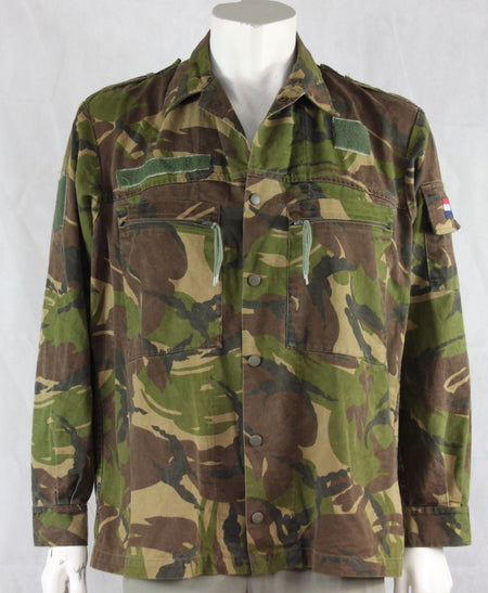 Army Heavy Weight Shirt DPM Camo Genuine Surplus Dutch Army Woodland Camouflage