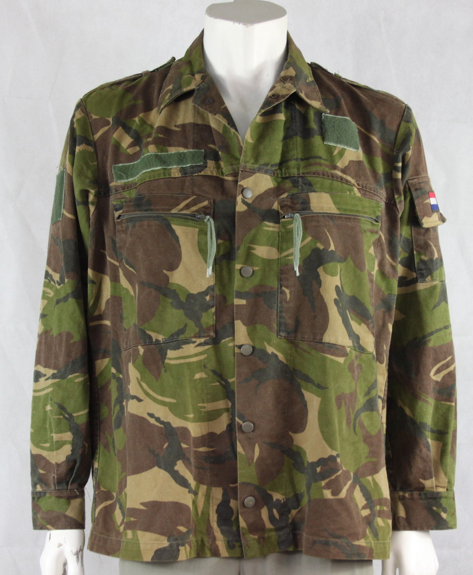 Army Heavy Weight Shirt DPM Camo Genuine Surplus Dutch Army Woodland Camouflage
