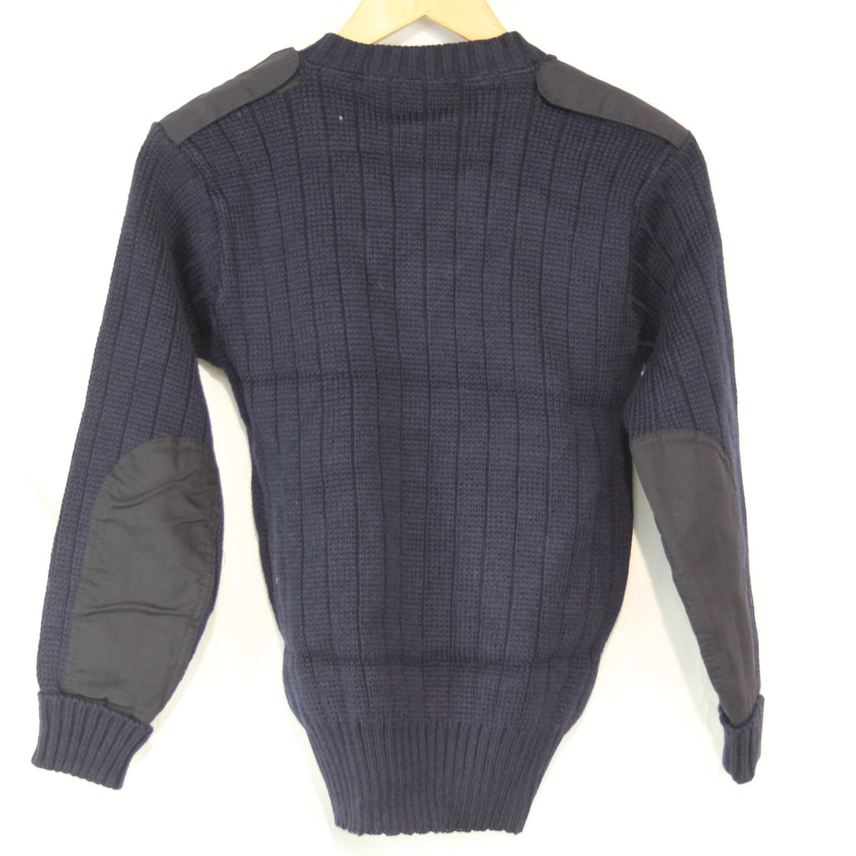Womens Army Wool Jumper British Military Genuine Surplus Navy Rib Size 14 (3549)