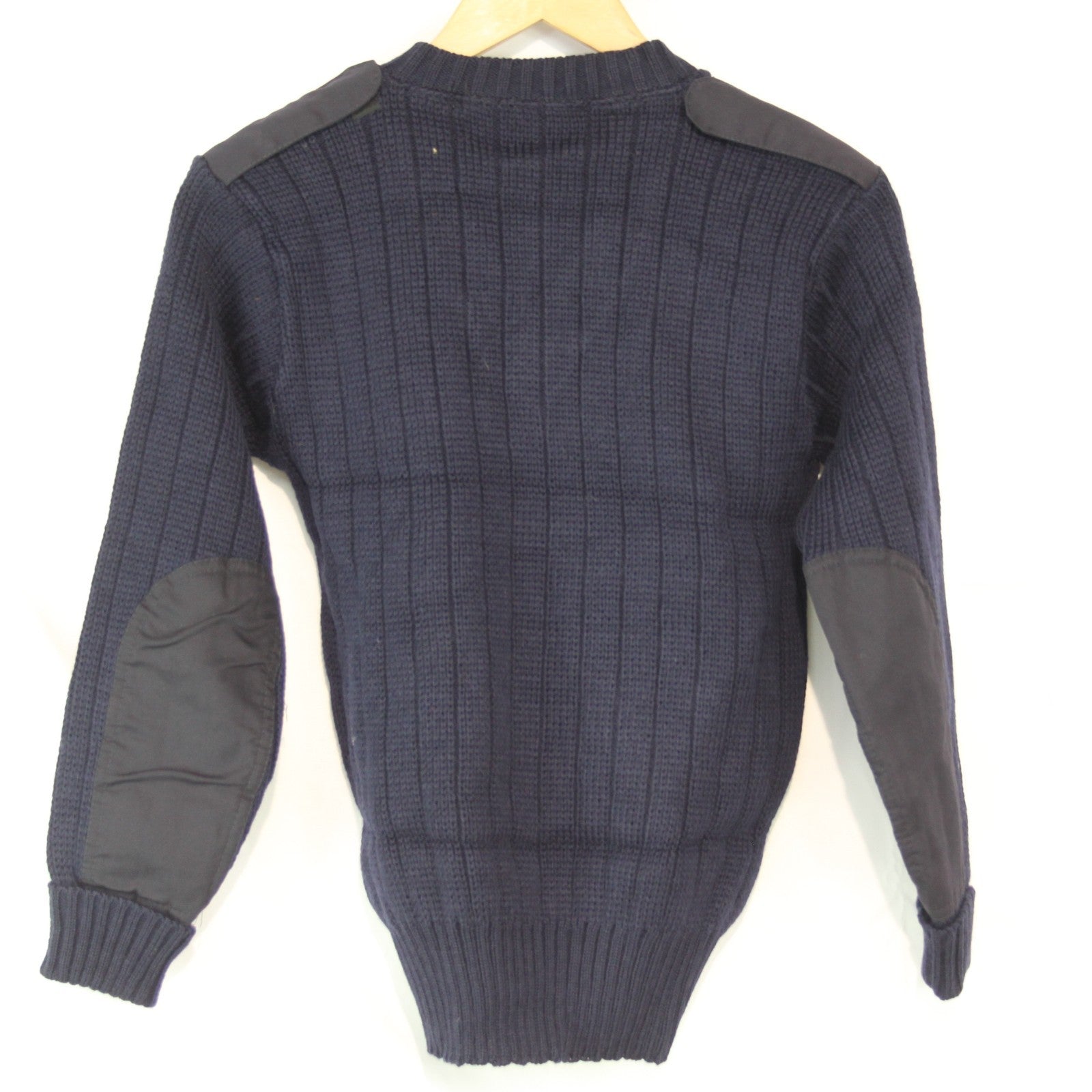 Womens Army Wool Jumper British Military Genuine Surplus Navy Rib Size 14 (3549)