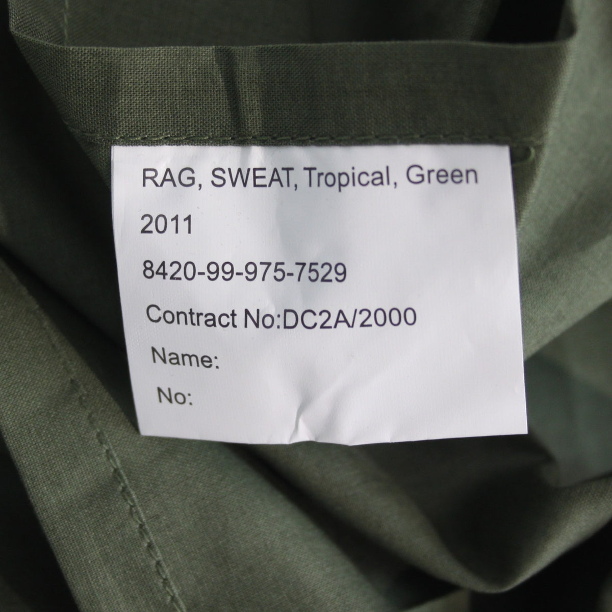 NEW Genuine Surplus British Forces Sweat Rag Tropical Olive Scarf (4015)
