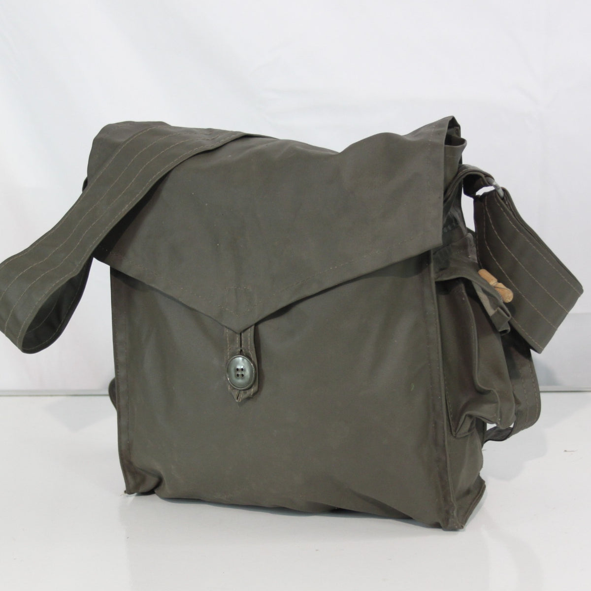 Genuine Surplus East German Army Waterproof Side Bag PVC (3398)