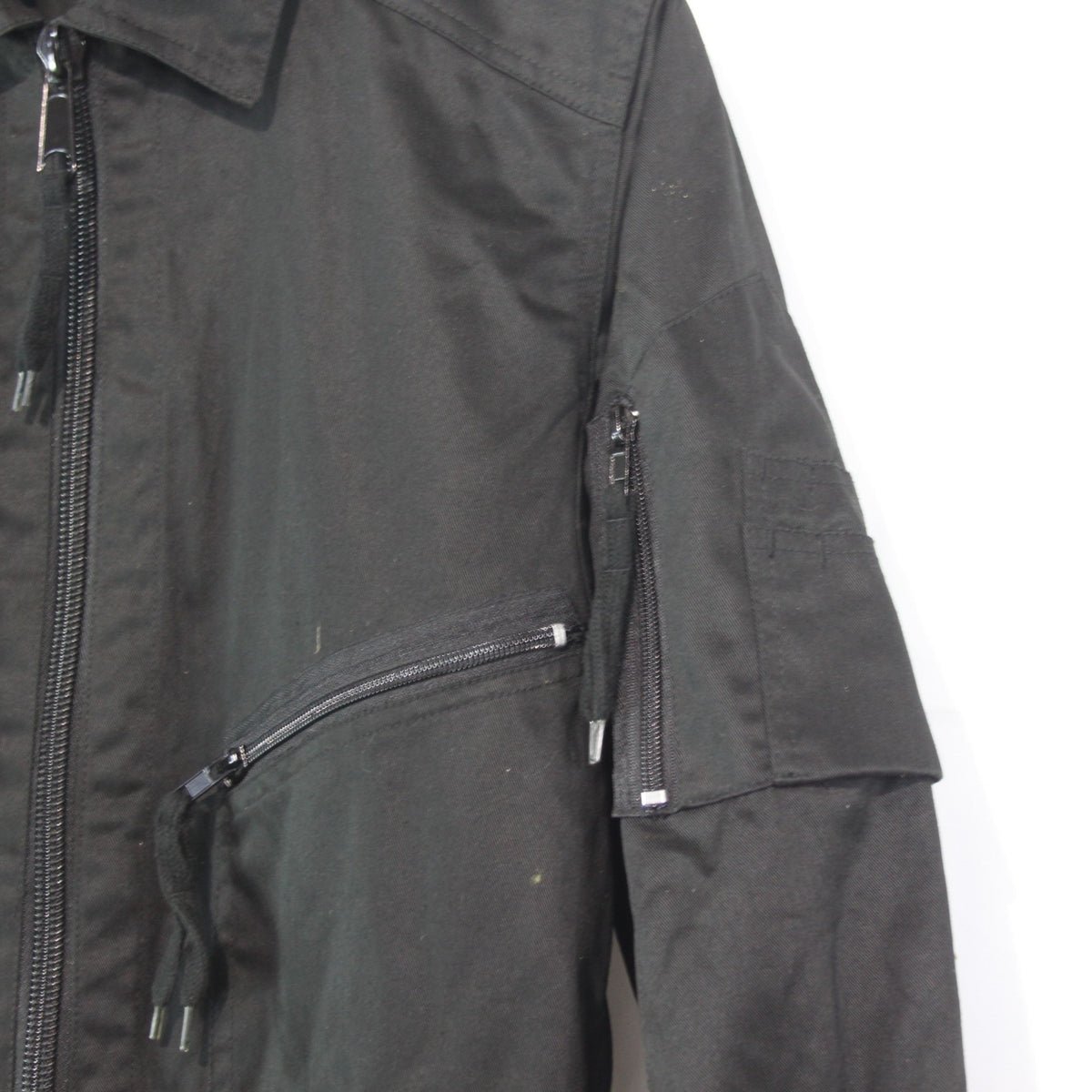 German Military Style Flight Suit Black Coverall Army Airforce 36" Chest (3999)