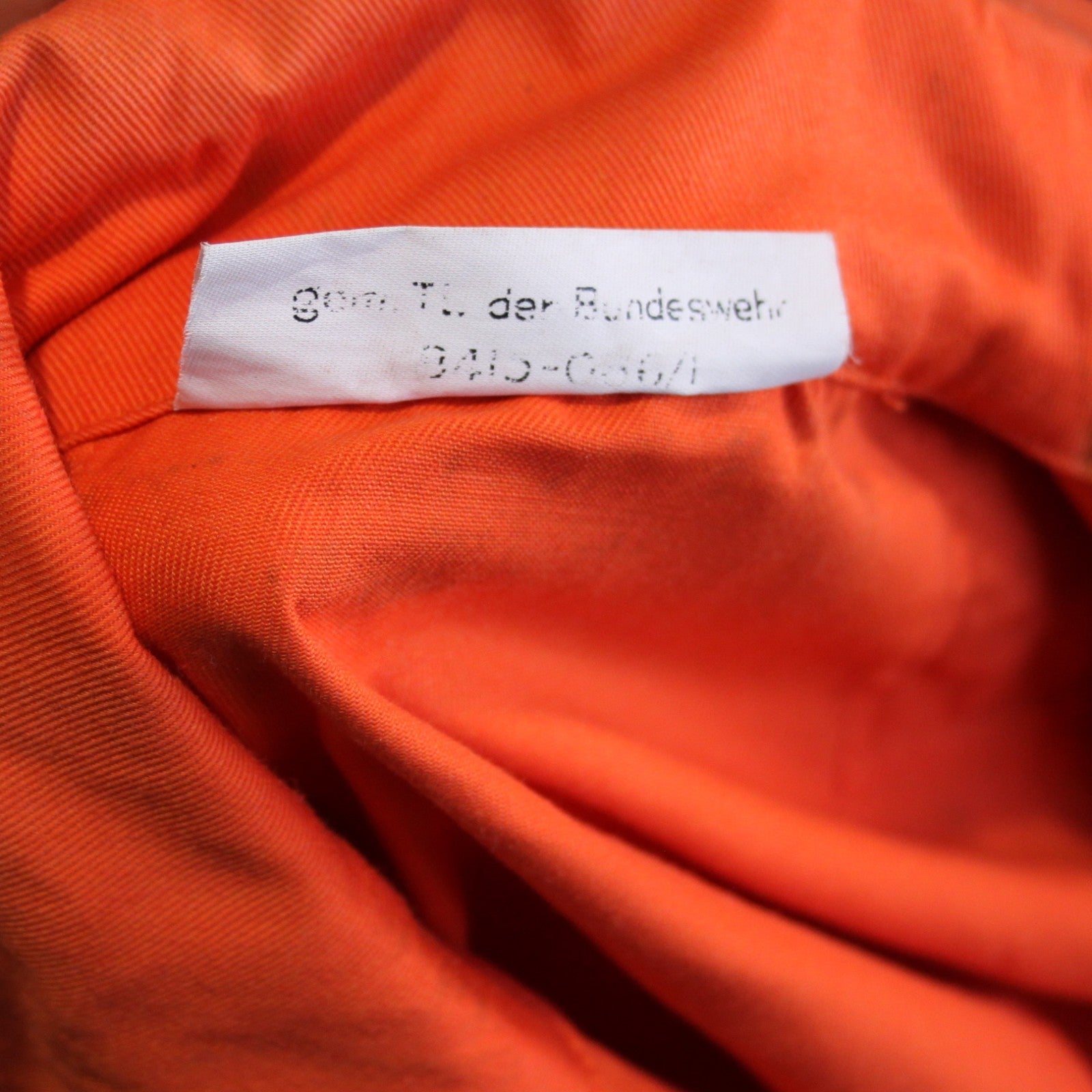 German Military Style Flight Suit Orange  Overall Army Airforce 44" Chest (3390)