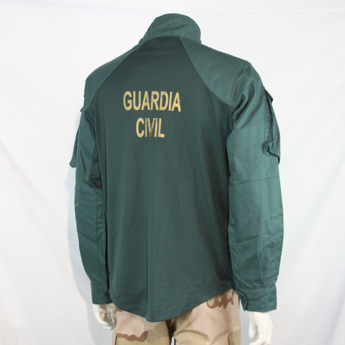 Genuine Surplus Spanish Police UBAC Shirt Bottle Green Tactical S/Grade (3181)