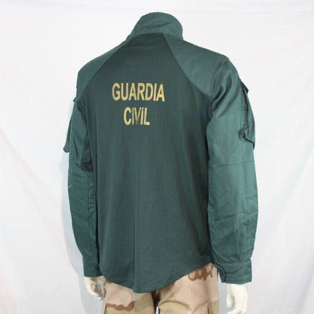 Genuine Surplus Spanish Police UBAC Shirt Bottle Green Tactical S/Grade (3181)