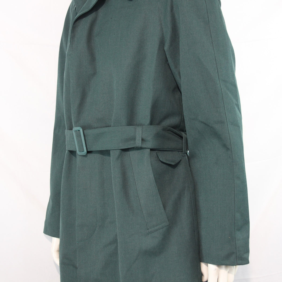 Genuine Surplus Spanish Police Civil Guard Trench Coat Bottle green 40" (3228)