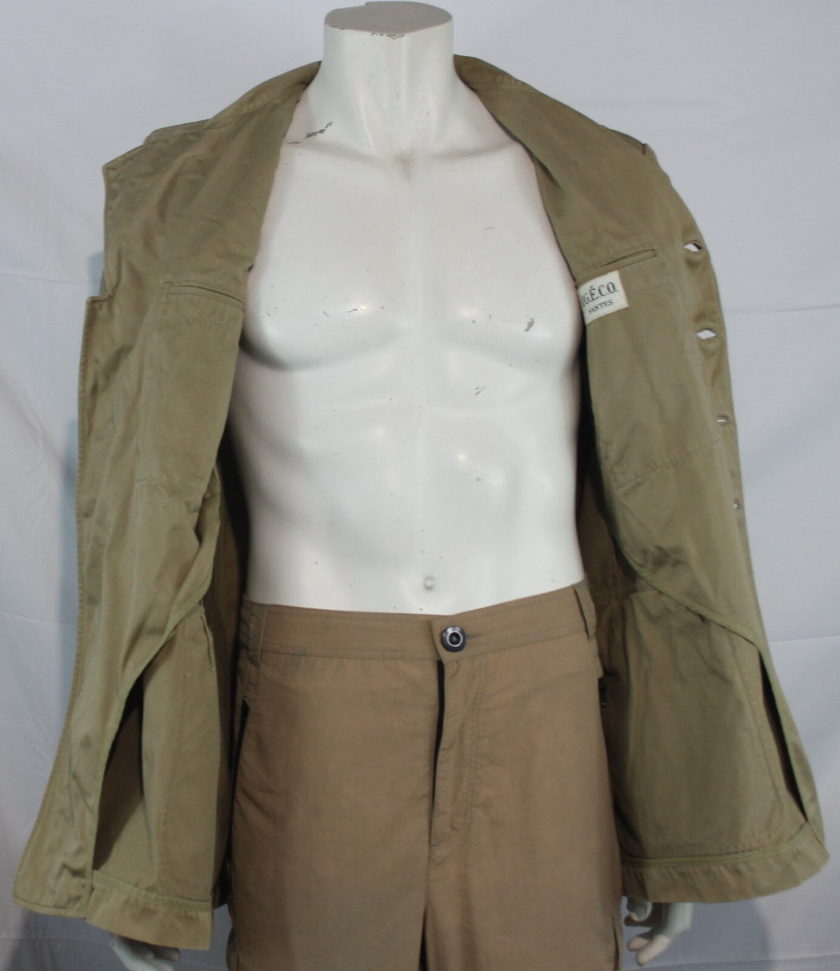 Genuine Surplus French Army Dress Jacket US Navy buttons 42-44" (1527)