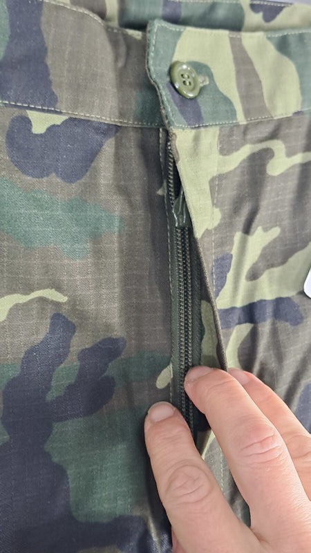 Genuine Surplus Spanish Army Camo Combat Trousers Combats 32" Waist (2745)