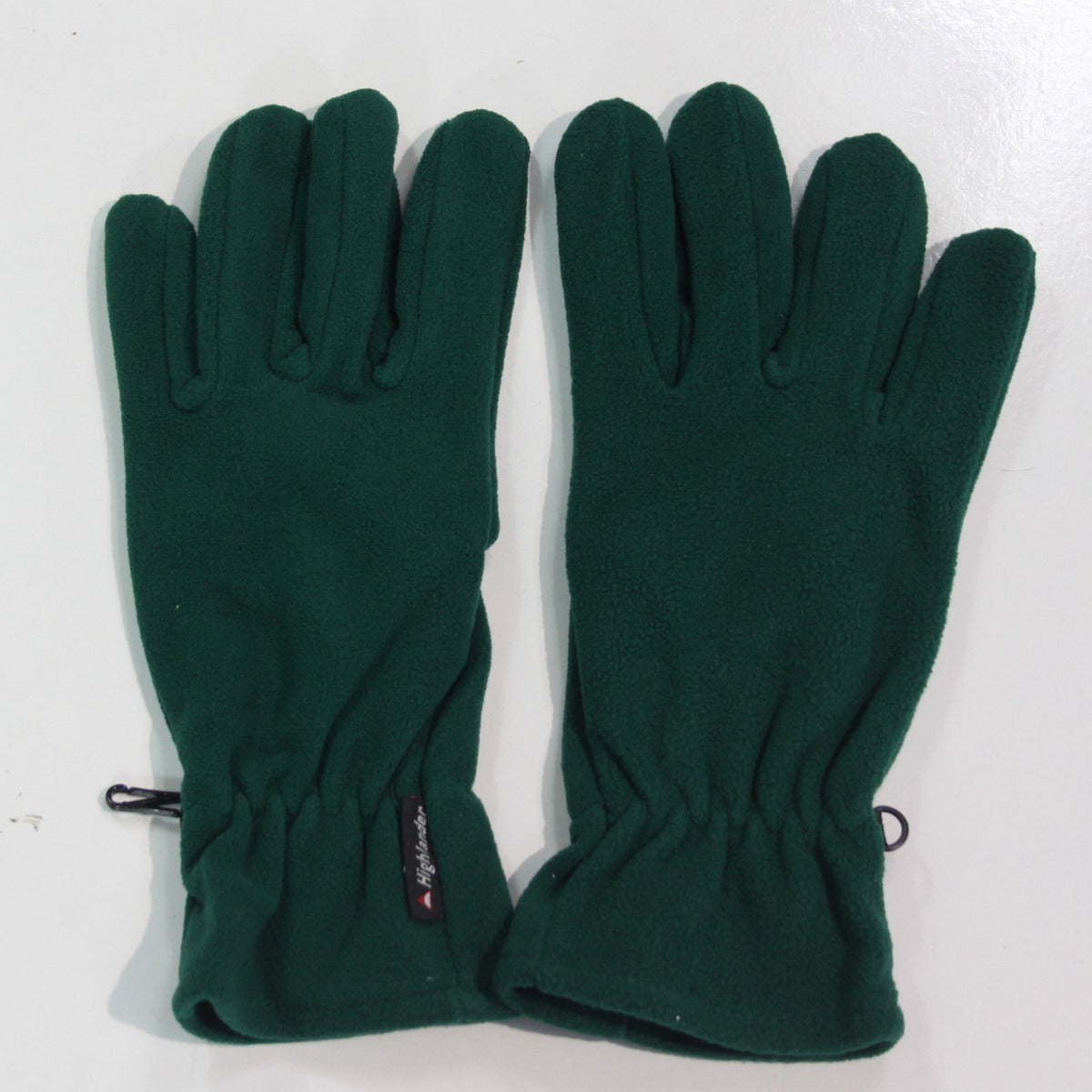 Lightweight Microfleece Gloves Emerald Green Thermal Winter  XL Unisex GL070
