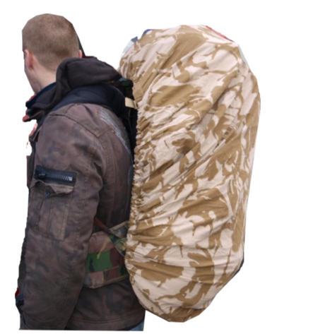 Genuine British Army Desert Rucksack Covers Camo Sand Bergen Large Small Cover