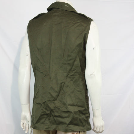Genuine Surplus Dutch Jacket Coverted to Gilet Sleeveless Canvas 36" chest (3334