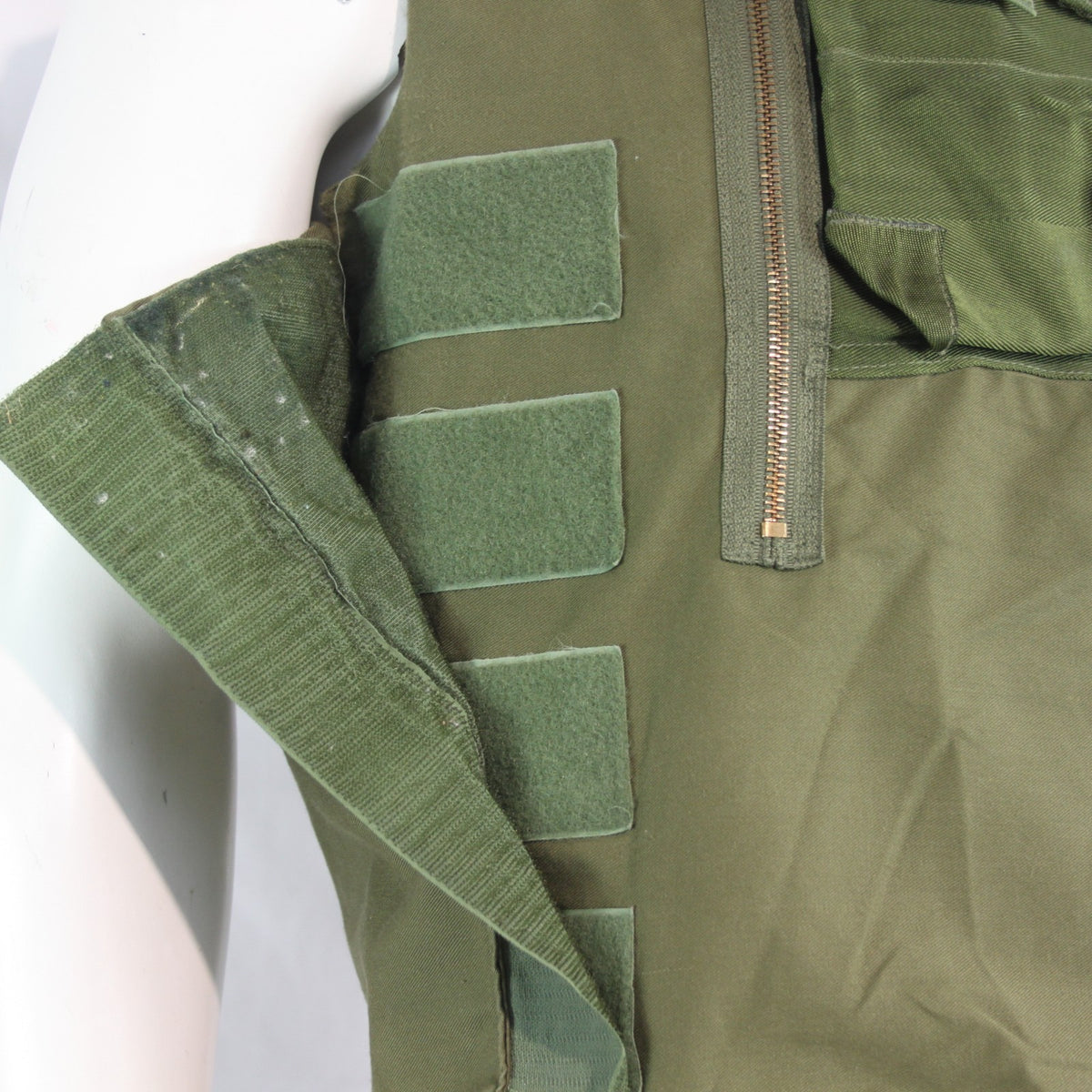 1970's Vintage British Military Body Armour Cover Genuine Surplus Olive 3964