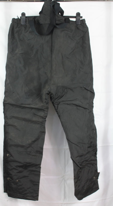 Genuine Surplus Military Salopettes Black Quilted Water Resistant 36" Waist 1001