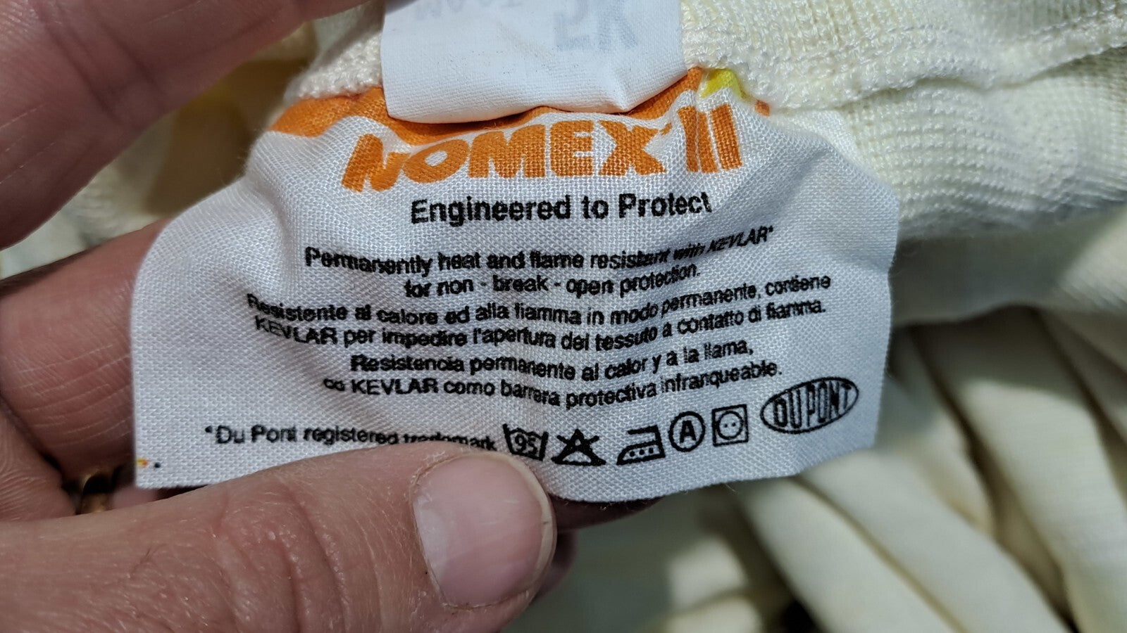 Genuine Surplus Dutch Nomex All in One Suit Stained FR 95% Nomex Overall (2709)