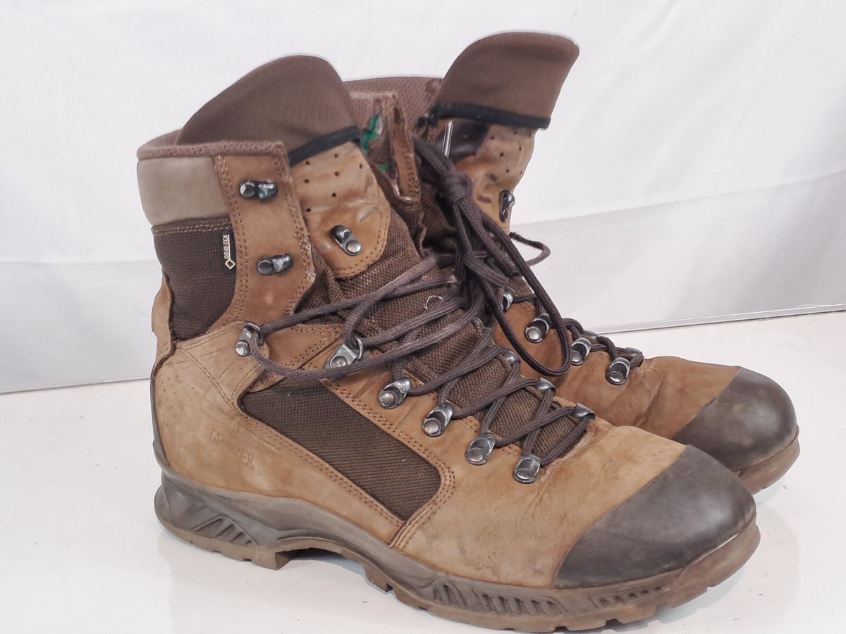 Genuine Surplus Meindl Army Scout Brown Gore-tex Lined Boots Leather Grade1