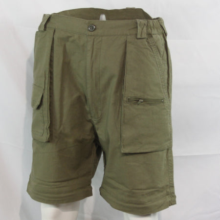 Zip Off Leg Combat Trouser Shorts Lightweight Pocketed Cotton Highlander SPF 40