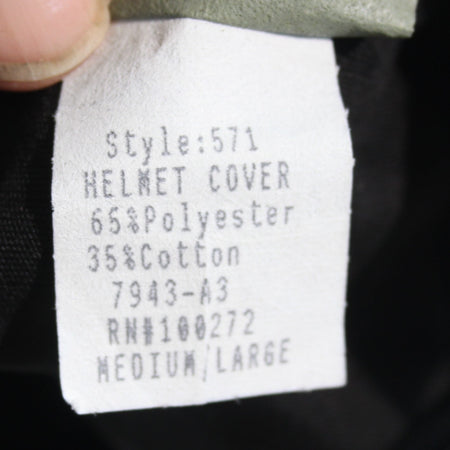 Helmet Cover Black Tactical Slight Seconds US Military Style (4009)