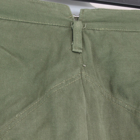 Genuine Surplus Romanian Vintage Trousers Olive with Stirrups 34" Waist (3671)