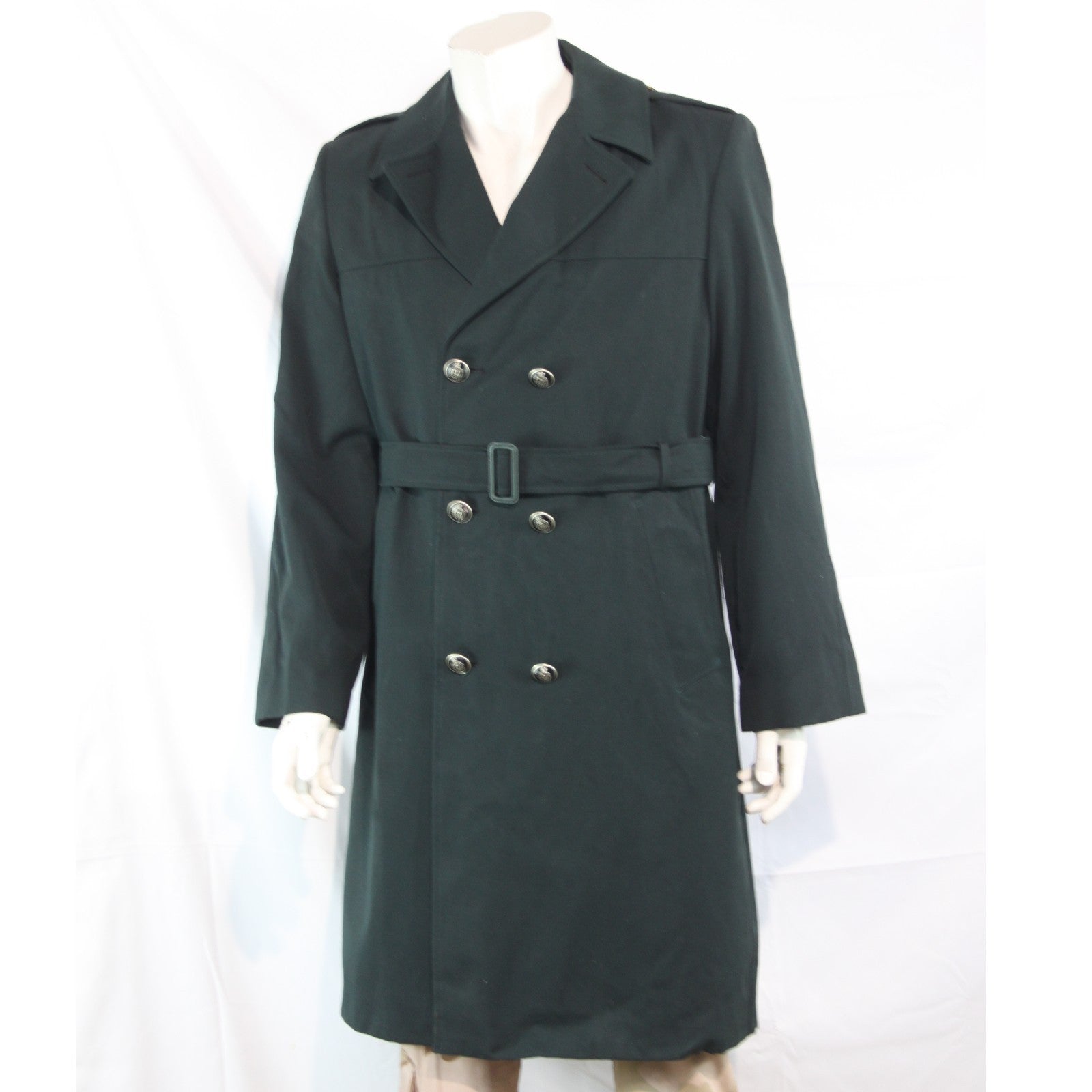Mens RUC Irish Police Overcoat Raincoat Genuine Surplus 36-38" Chest (3805)
