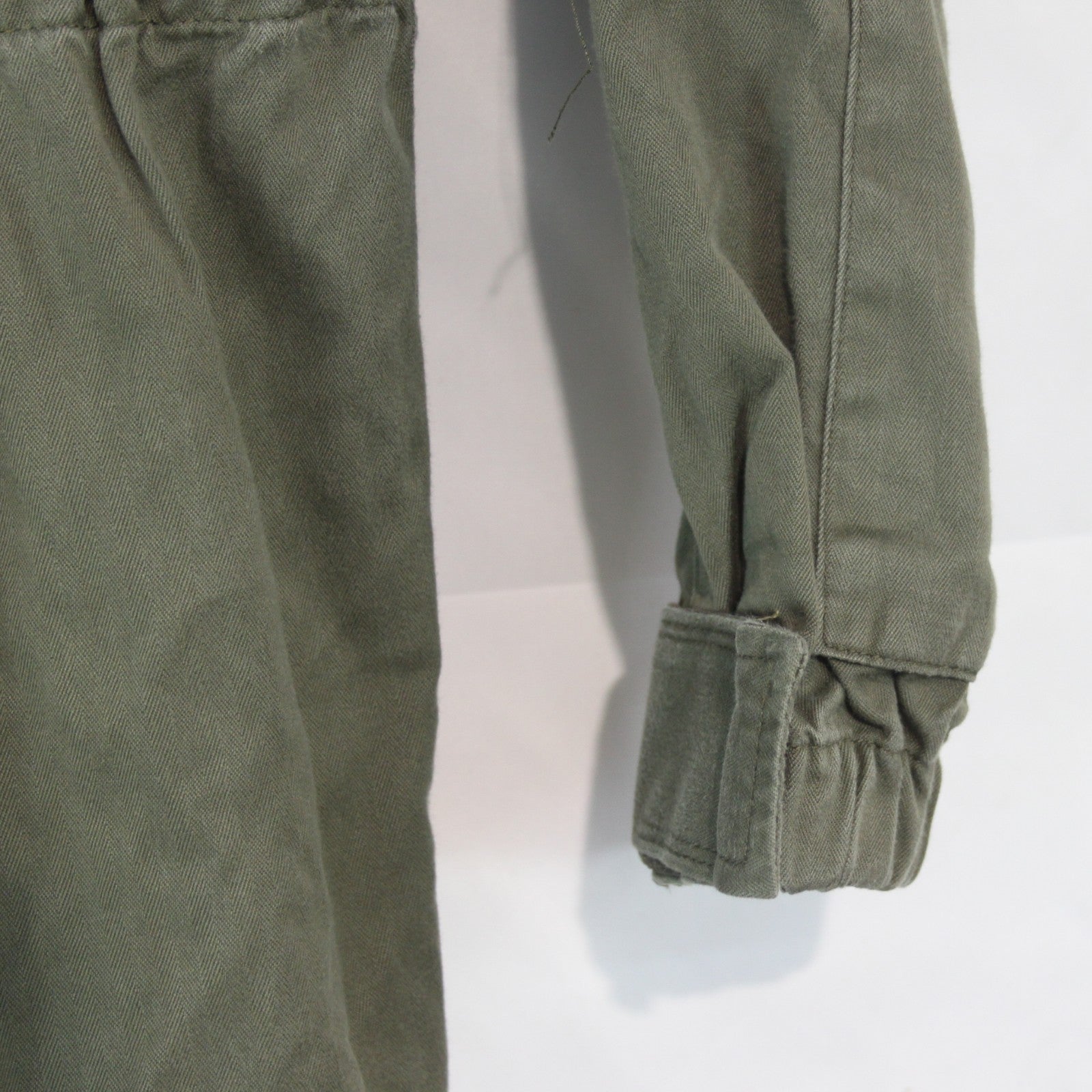French Army AFV Coverall Olive Green Genuine Surplus 36" Chest Xshort (4170)
