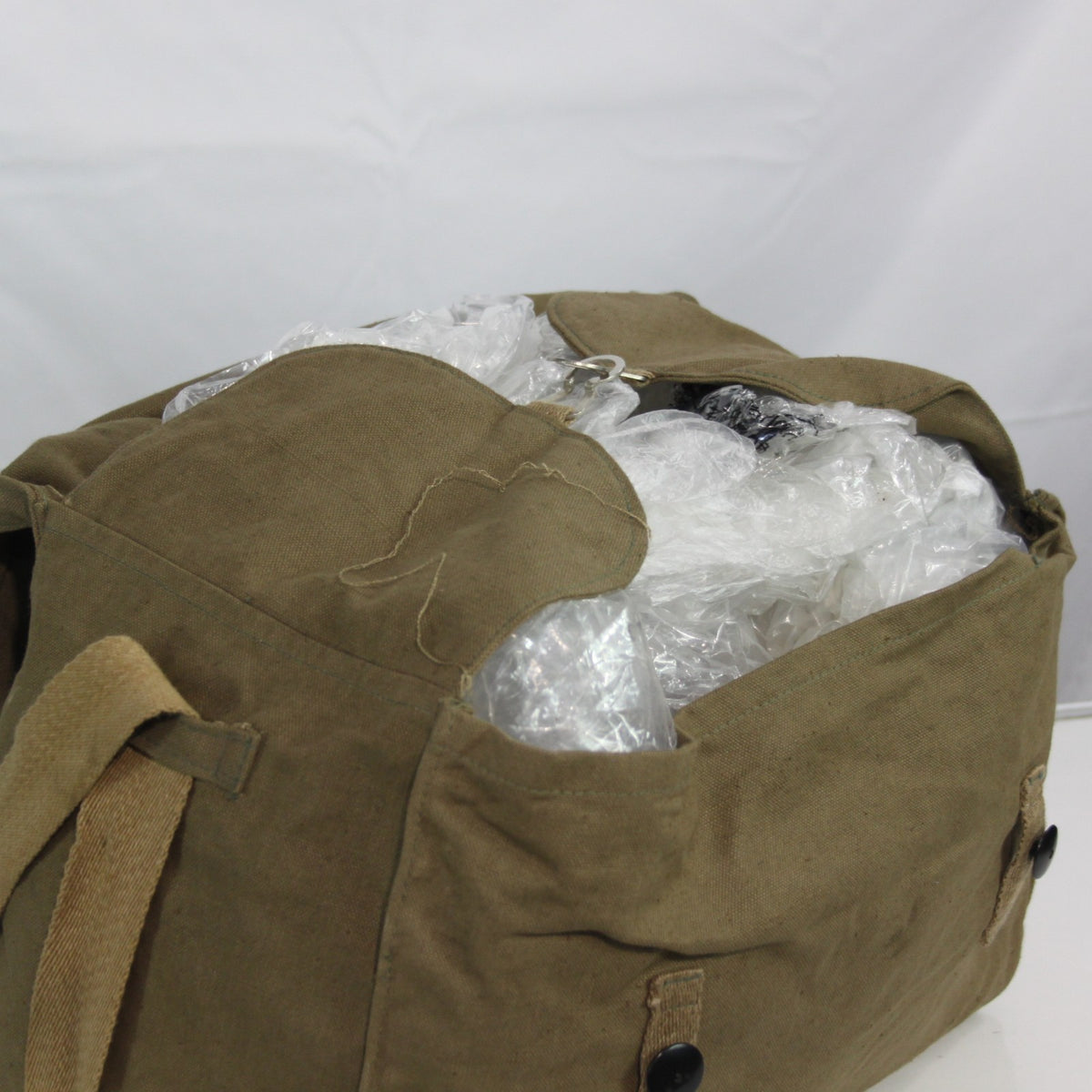 Genuine Surplus Czech Army Vintage Cotton Canvas Side Bag Large (3408)