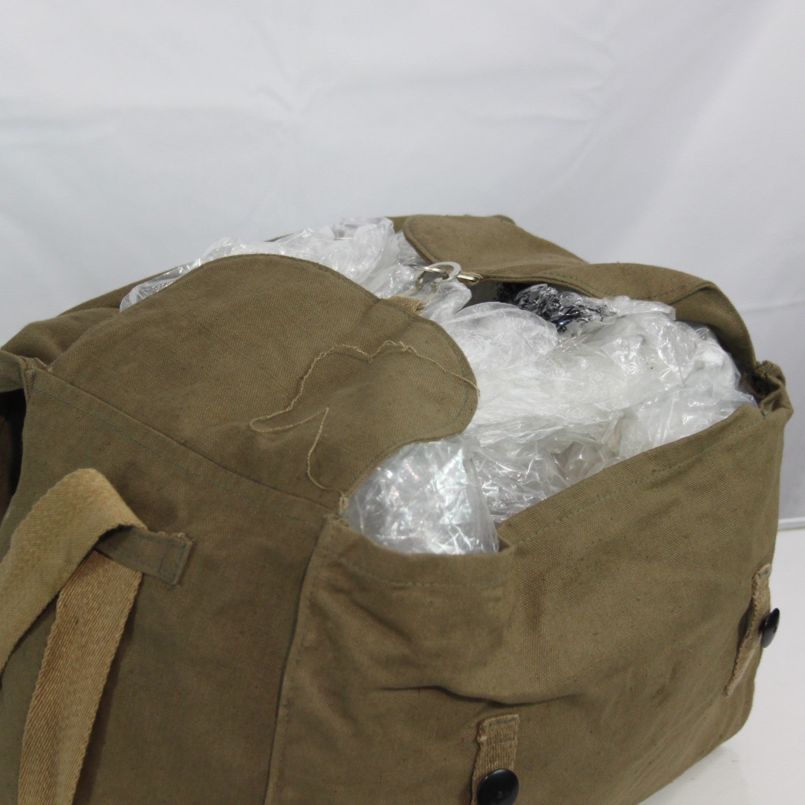 Genuine Surplus Czech Army Vintage Cotton Canvas Side Bag Large (3408)