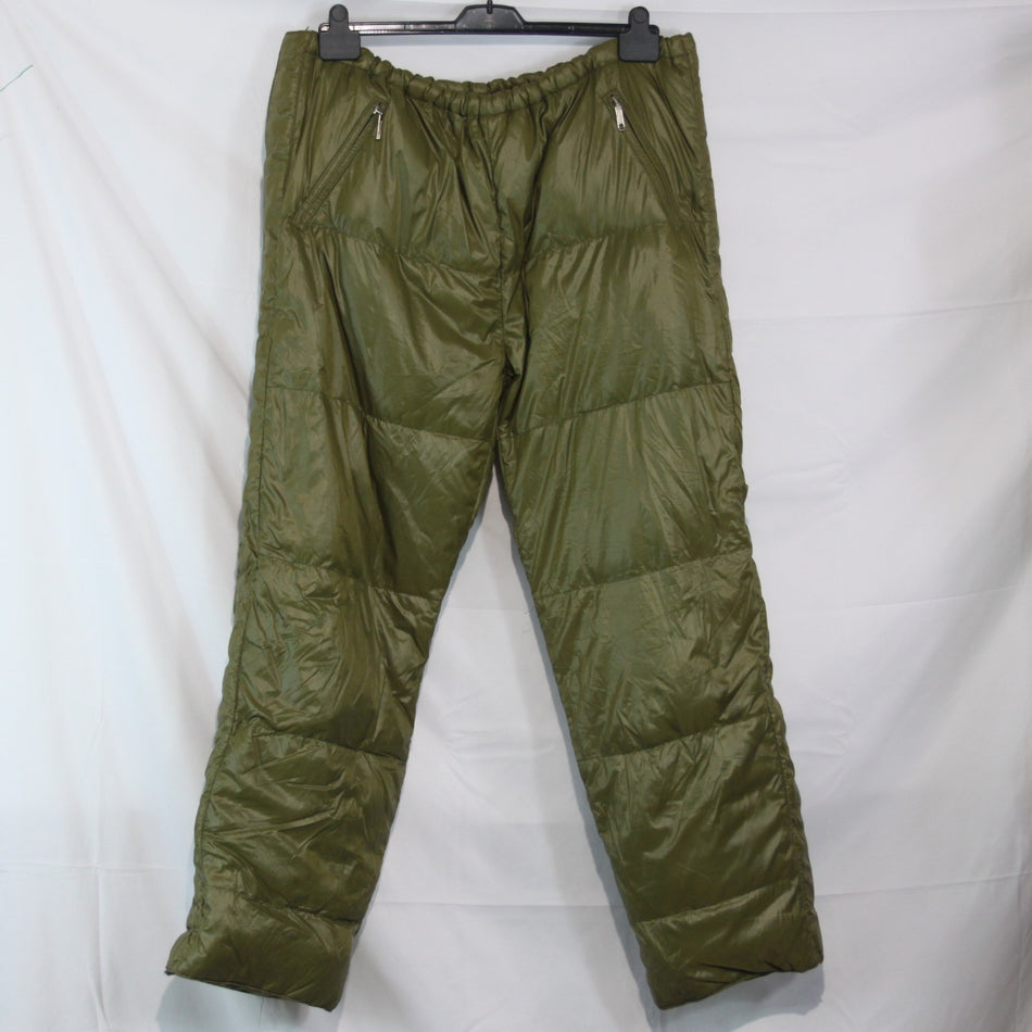 Down FIlled Thermal Trousers Padded Winter French Army NO ELASTIC 38-40"  (3898