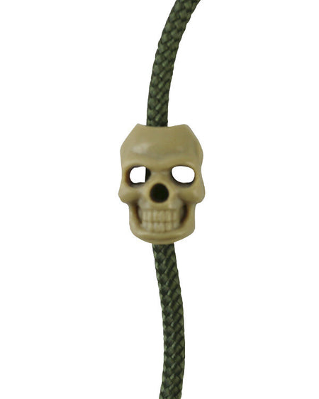 Pack10 Skull Cord Locks Stoppers Toggle Tactical Military Airsoft EMO Punk