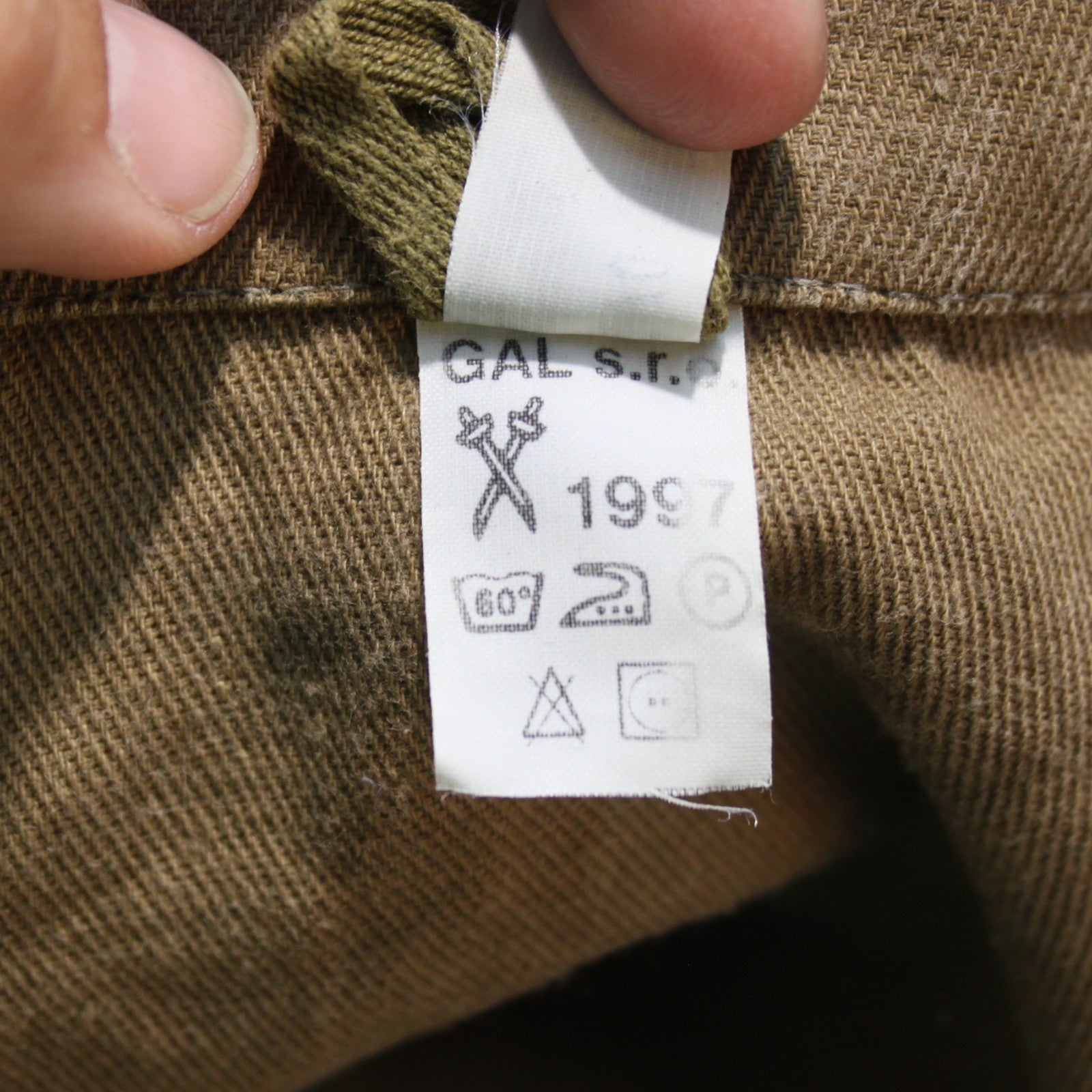 Genuine Surplus Czech Army Vintage Tan Shirt Jacket Cotton 44-46" (3430)