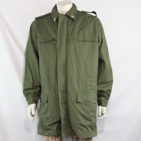 Italian Army Parka and Liner Genuine Surplus Warm Coat 42" Chest Olive  (4301)