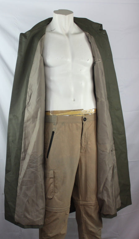 Genuine Surplus French Army Raincoat Grey Waterproof 3/4 Length (1410)