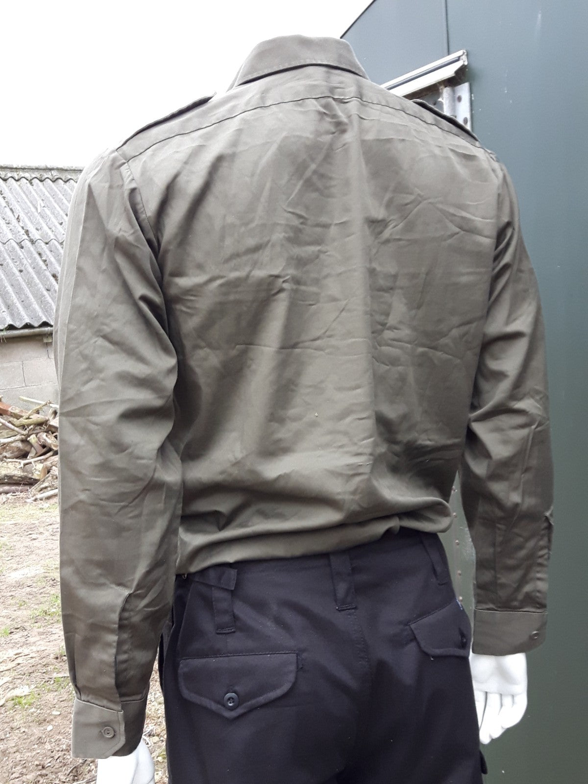 Genuine Surplus Austrian Army Field Shirt Lightweight Olive Shirt
