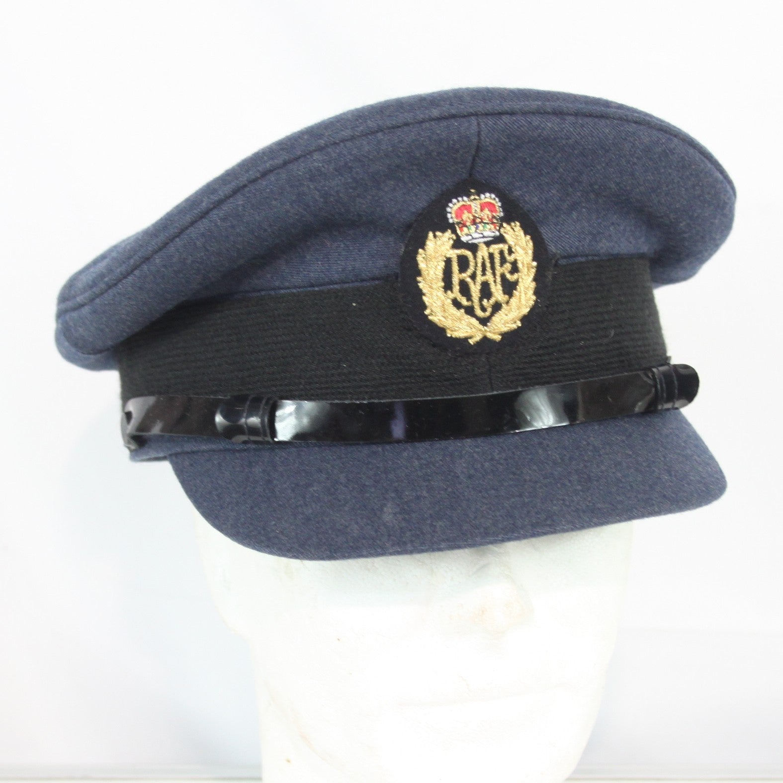 British RAF Officers Mens Dress Hat Genuine Surplus Peak Cap G1 (4457)