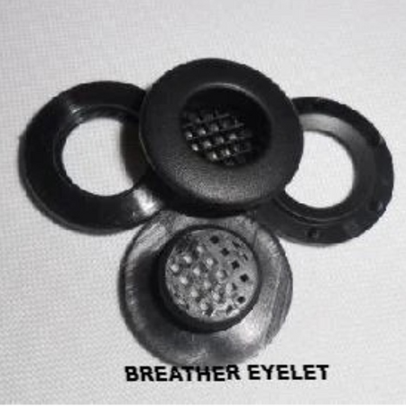 Breather Eyelets Vent Grommets Mesh Cover Tarpaulin, Clothing, Bags Black